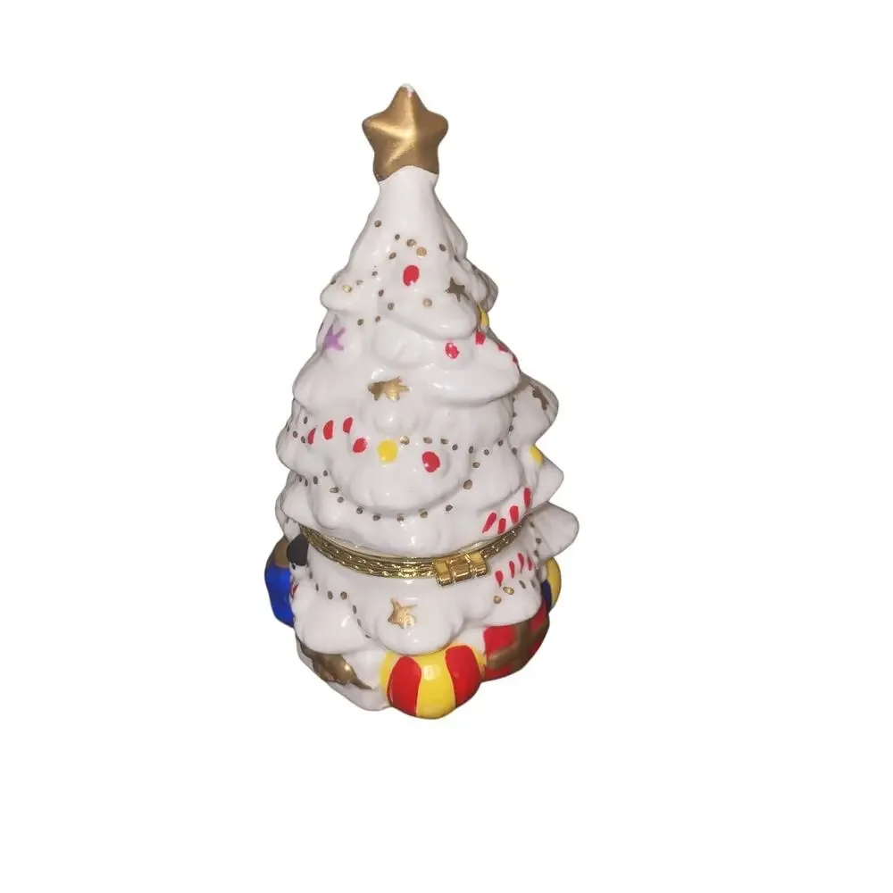 Christmas Tree Jewelry Storage Box Bracelet Necklace Trinket Box